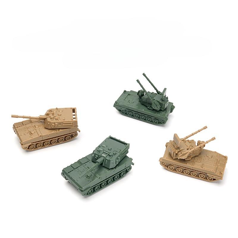 Сборная модель 4D 1/144 Китайская зенитная установка PGZ-09 Гаубица PLZ-07 Военная модель Скользящая игрушечная машина