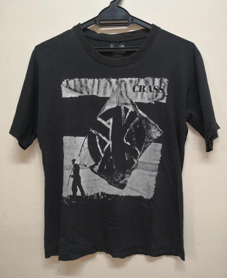 Группа CRASS PUNK Черная футболка Хлопок Взрослая рубашка S-5XL WA379 Унисекс футболка