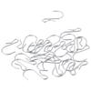 80pcs Stainless Steel S Shaped Metal Hooks Clip Stainless Steel Metal Hangers  Kitchen Lights