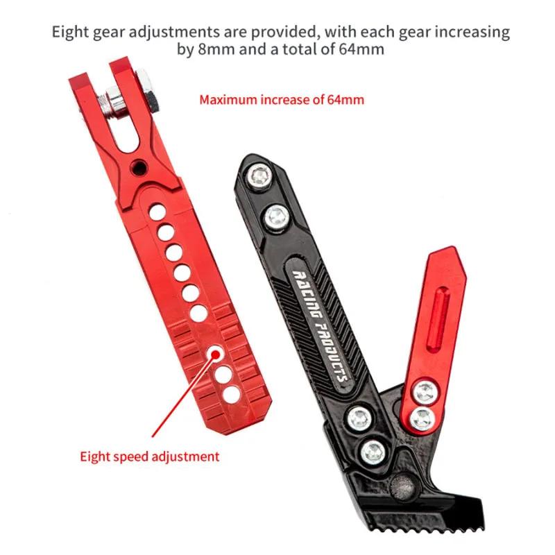 Универсальная подставка для мотоцикла, боковая опора, кронштейн для ног, регулируемая боковая подставка для штатива из сплава, подставка для парковки мотоцикла