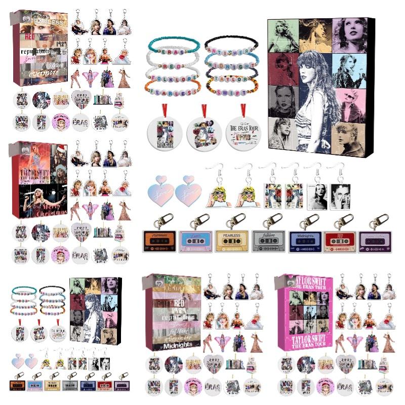 Taylor Christmas Swift Keychain Decoration Acrylic Keyring Accessories Bags