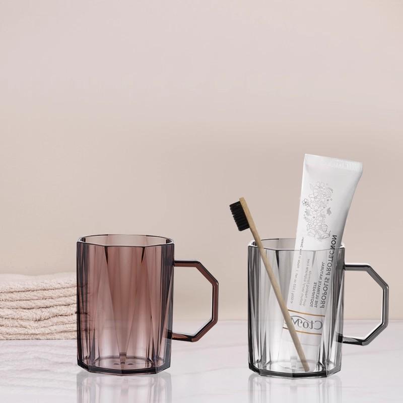 Nordic Style Anti-Fall Luxury Mouthwash & Toothbrush Holder Cup for Couples