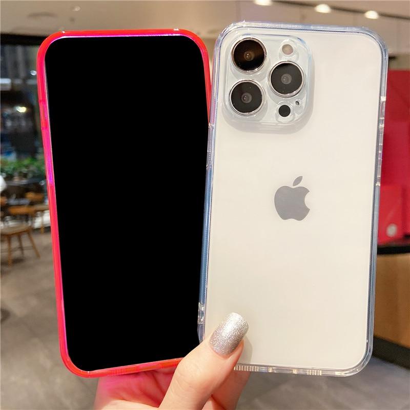 Чехол для iPhone 13 Pro Max, квадратный мягкий прозрачный чехол для iPhone 12 11 Pro Max, чехол XR X XS Max 7 8 6S Plus SE 2020, чехлы