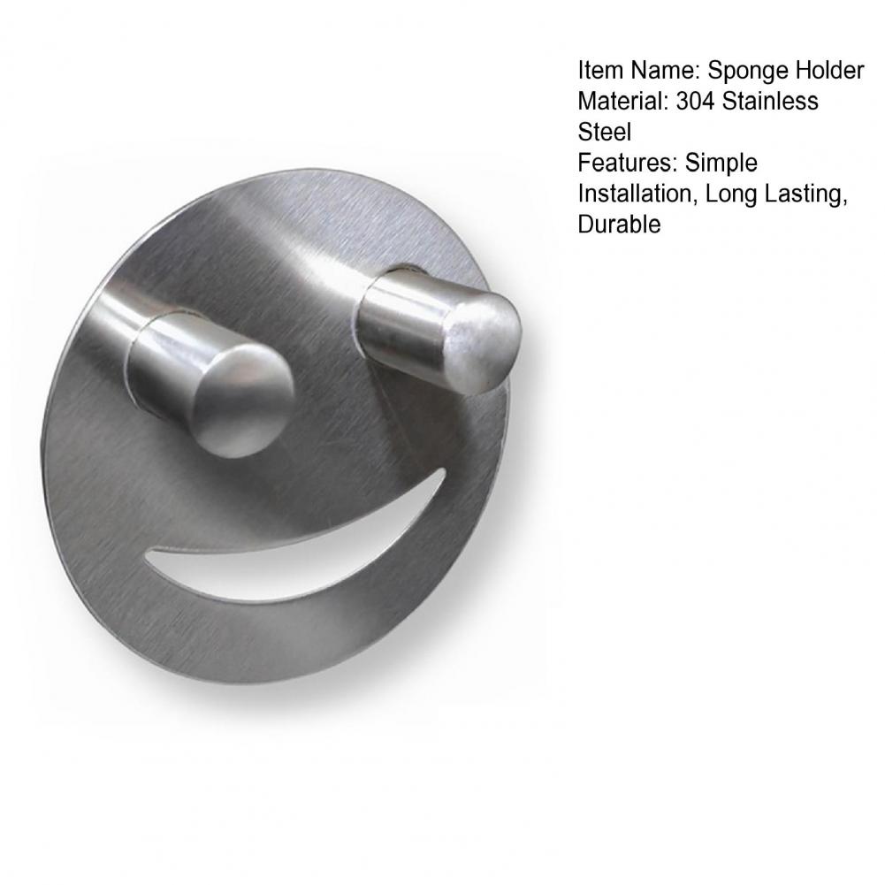 Sponge Organizer Sponge Fixing Rack Wall Mounted Sponge Holder with Suction Cup for Kitchen Sink Organization