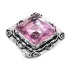 Pink Kunzite Gemstone 925 Sterling Silver Jewelry Ring Size 8