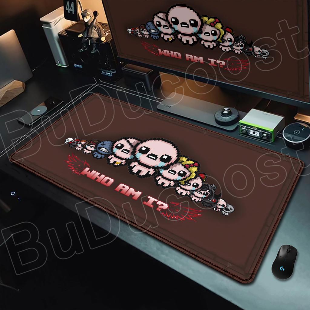 Новые обои для игры The Binding of Isaac Коврик для мыши Киберспорт Игровой Нескользящий коврик для клавиатуры Компьютерный Большой коврик для стола Шкаф для ПК Коврик для мыши