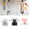 360° Rotating Wall Hooks Multi-Purpose Hooks Punch-free Spatula Spoon Kitchen Supplies Hooks Bath Storage Rack Wall-mounted Artifact