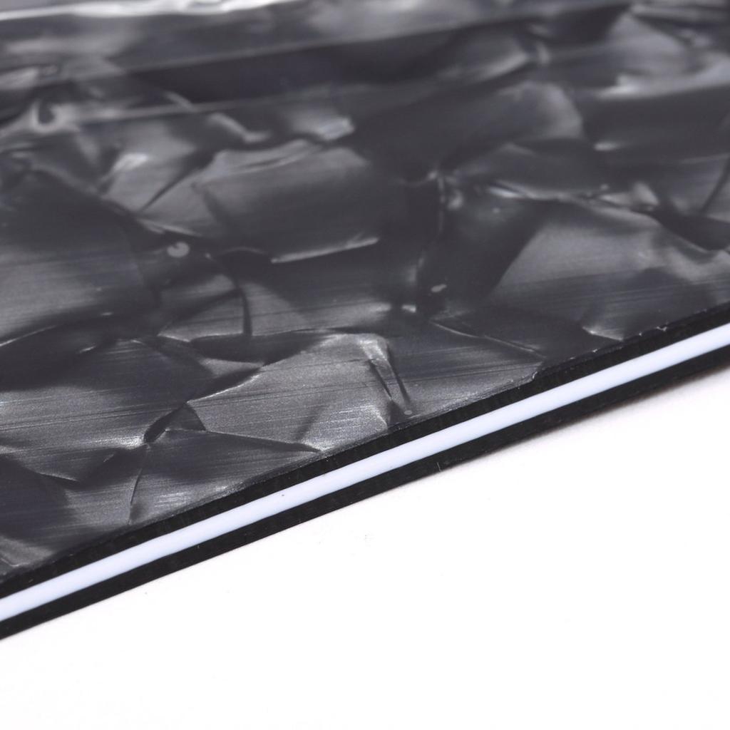 Musiclily 13-Hole PB Precision Bass Pickguard for Fender USA/Mexico Standard Precision Bass, 4P Black Pearl