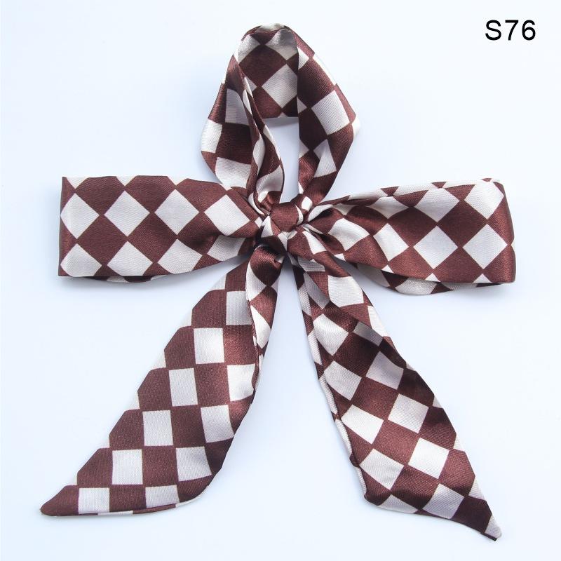 Шелковый шарф, завязанный сумочкой, завязанный бант для волос, длинная повязка на голову, серпантин, маленький шелковый шарф, подарочная коробка, подарочный ремешок