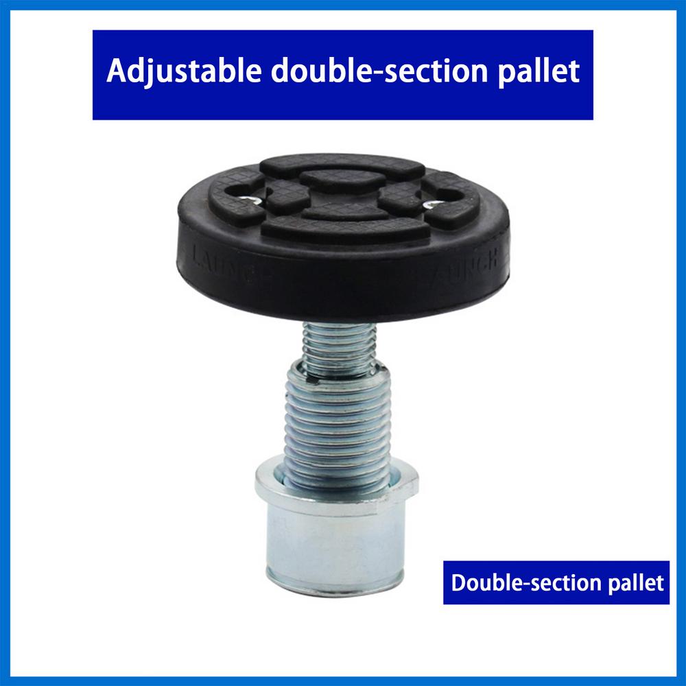 Car Lift Rubber Tray Car Lift Rubber Heightening Leg Pads Multi-Purpose Heightening Round Pallet For SUVs Sedans RVs And Trucks