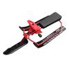 Snow Racer Sled Ski Sled with Steering Wheel and Twin Brakes for Kids Teens and Adults