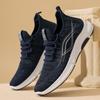 Summer Mesh Men's Casual Sneakers Breathable Comfortable Lace-up Jogging Shoes New Anti-slip Wear-resistant Platform Shoes 2025