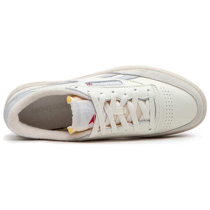 Reebok Club C Revenge Vintage Chalk Pure Grey Мужские кроссовки Кремовые Paperwhite 100034034