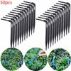 50pcs/set Arrow Micro Saving Water Flow Irrigation Drippers Emitter Drip Garden Watering Tools