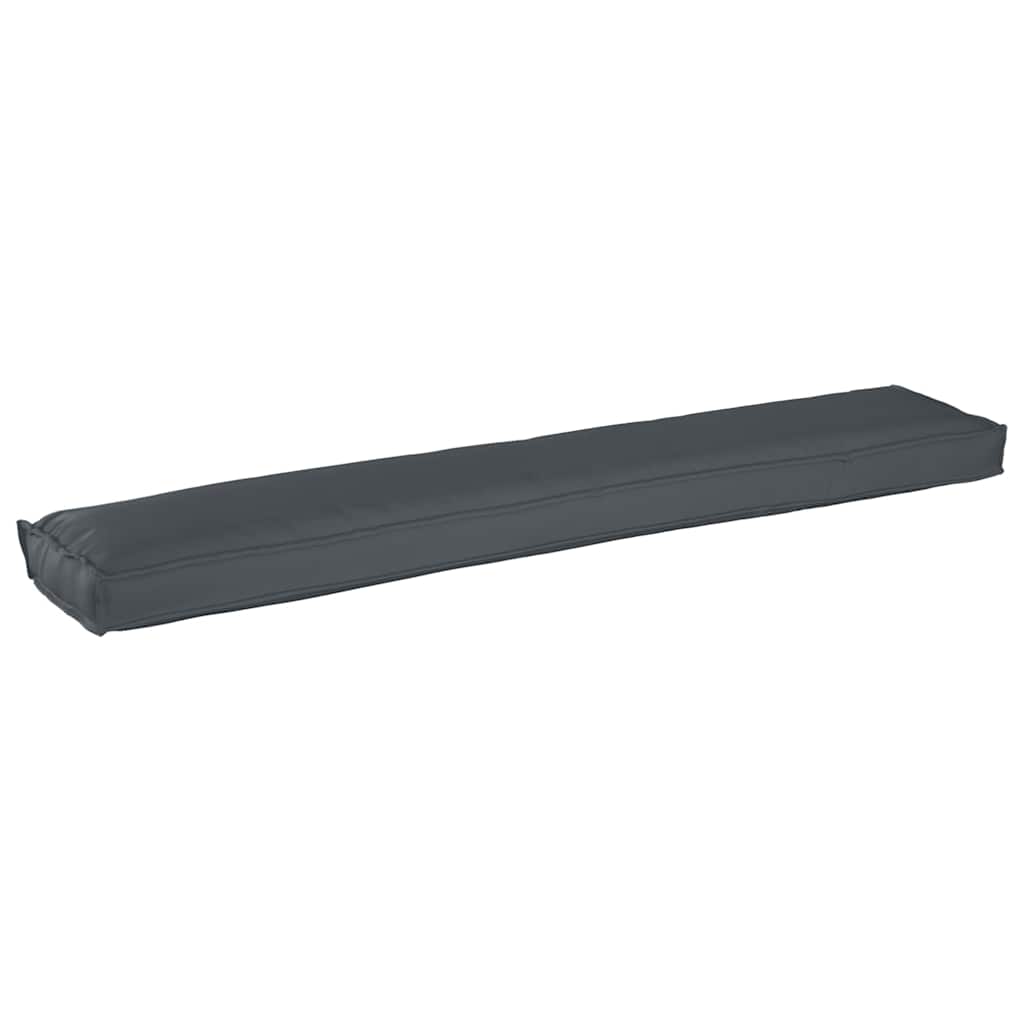 Pallet Cushion Set 2 pcs Anthracite 200 x 40 x 8 cm Oxford Fabric