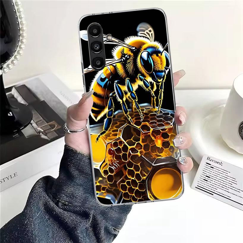 Пчеловодство Мед Животное Чехол для телефона Для Samsung Galaxy A13 A14 A15 A16 A17 A53 A54 A55 A56 A57 A33 A34 A35 A36 A37 A23 A24 A25 A