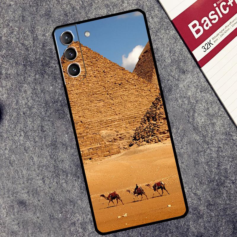 Чехол Пирамиды Египта для Samsung Galaxy S24 S22 S23 Ultra Note 20 S9 S10 Note 10 Plus S20 FE S21 FE