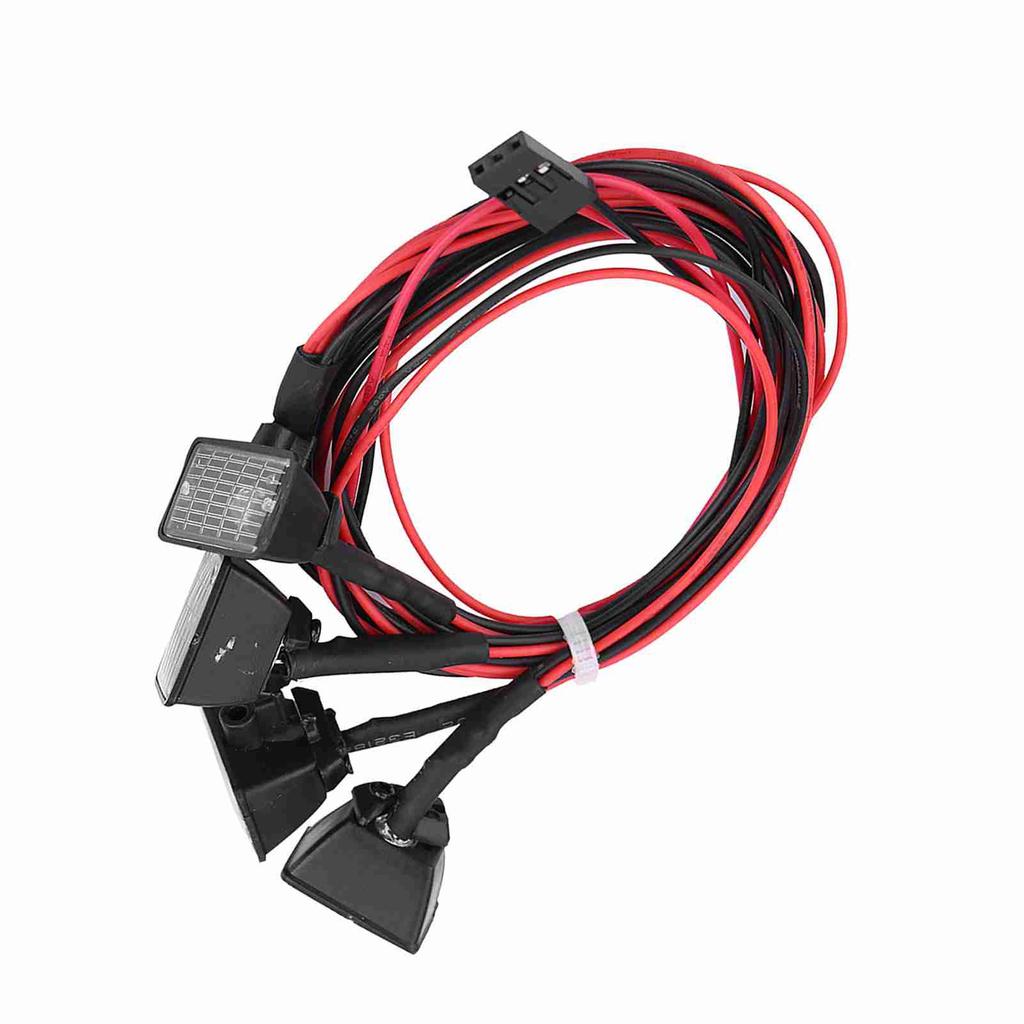 RC Crawler Roof Lights LEDs Light Bar Lamp Accessory for Axial Scx10 Traxxas Trx-4 Car (White)