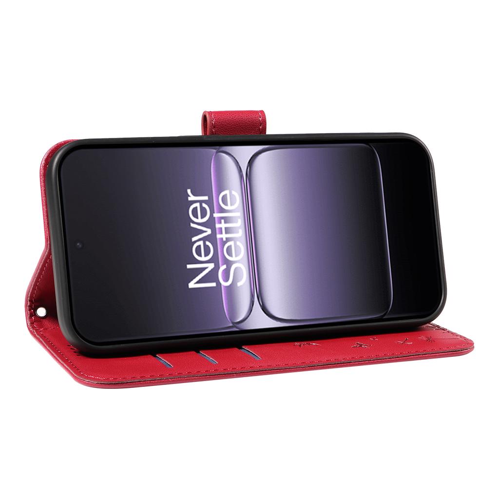 For OnePlus Nord 5 5G/OnePlus Ace 5 Ultra 5G Leather Wallet Case with Strap Dandelion Imprint Phone Stand Cover