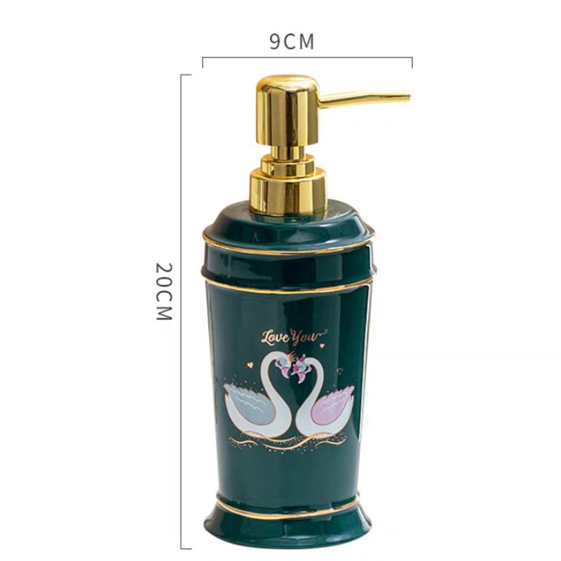 Керамическая бутылка для жидкого мыла Дозатор для мыла Контейнер для мыла Насос для мыла Дозатор для мыла Заправляемая бутылка для мыла
