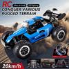 ДК087 1:16 2WD бесщеточный высокоскоростной внедорожный гоночный автомобиль с дистанционным управлением для дрифта 20 км/ч со светодиодным освещением 2x2 RC Truck Car Model Toy