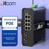 Промышленный PoE Ethernet-коммутатор AidiKang IT168