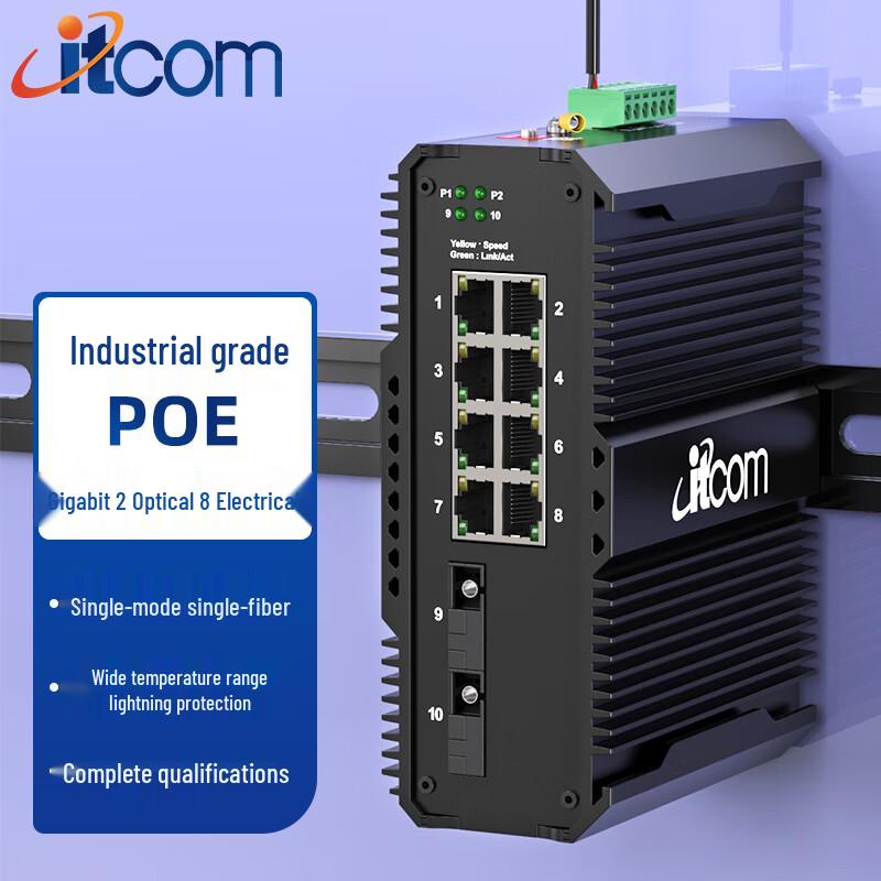 Промышленный PoE Ethernet-коммутатор AidiKang IT168