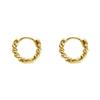 verte [925 silver] Deux.silver.196 / mini bout earring (gold)
