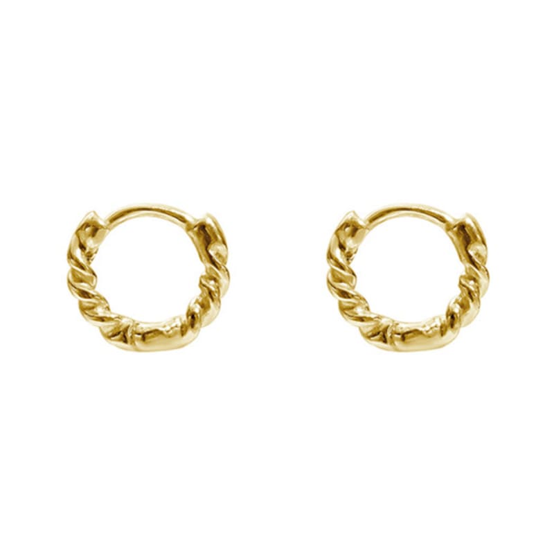 verte [925 silver] Deux.silver.196 / mini bout earring (gold)