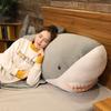 Cute Big Shark Plush Toy Rag Doll Doll Sleep with You On The Bed and Hold Your Pillow with You. Big Dolls Are Not Detached.