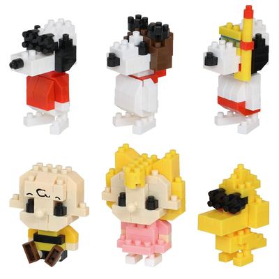 Kawada Nanoblock Mini Nano Peanuts vol.3 (BOX) NBMC_39S 1BOX = 6 штук, всего 6 типов