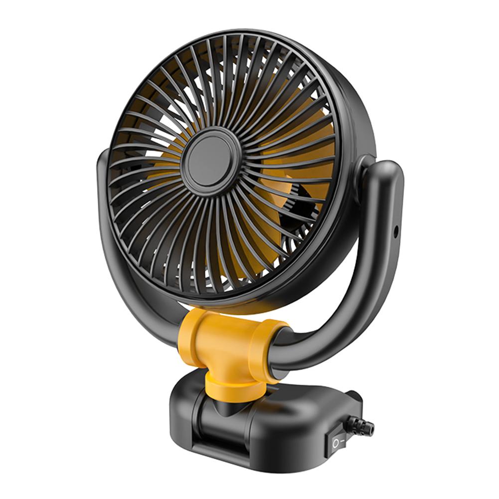 Car Fan 360° Adjustable 2 Head Air Fan Automotive Electric Fan USB/12V/24V Fan 3 Speeds Headrest Ventilation Fan Car Silent Fan