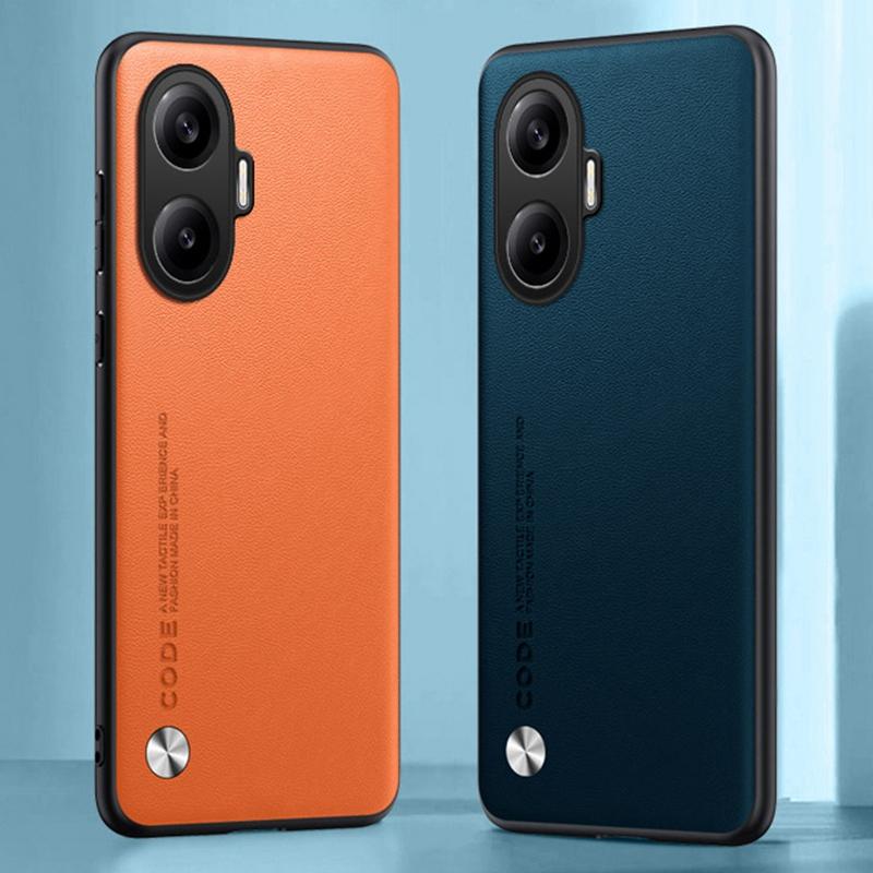 Роскошный чехол из искусственной кожи для Xiaomi Poco F7, задняя крышка, матовый силиконовый чехол для полной защиты телефона для Redmi Turbo 4 Pro 5G PocoF7