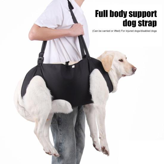 Dog Lift Harness Full Body Support Rehabilitation Dog Sling Carrier Adjustable Recovery Dog Lifter Vest for Old Joint Injuries Arthritis Disabled Dogs