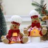 Светящаяся кукла Пряничный человечек Огни Мягкий материал Рождественская фигурка Рождественские украшения Для дома
