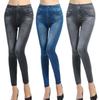 Джинсы из денима, джеггинсы, узкие брюки для женщин, уличная одежда, леггинсы пуш-ап с высокой талией, узкие брюки, брюки-карандаш, леггинсы из искусственного денима