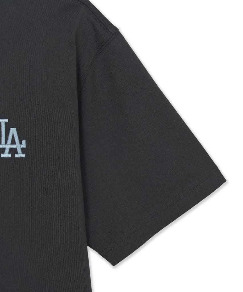Футболка с коротким рукавом Emelbi Monogram Gradient Monotive Полуоверсайз La (D.Угольно-серый)