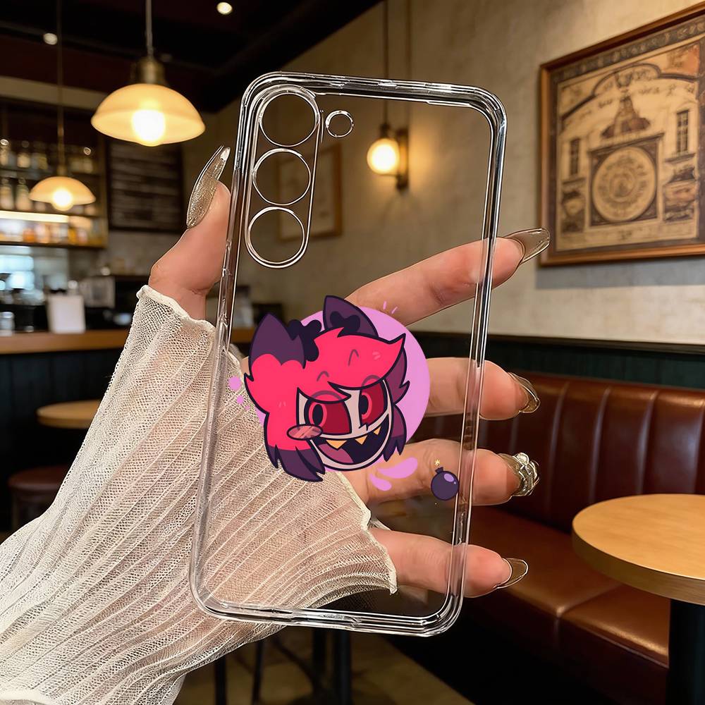H-Hazbin H-Hotel Аластор Чехол для телефона Samsung Galaxy A71,A70,A52,A51,A40,A30 Прозрачная крышка