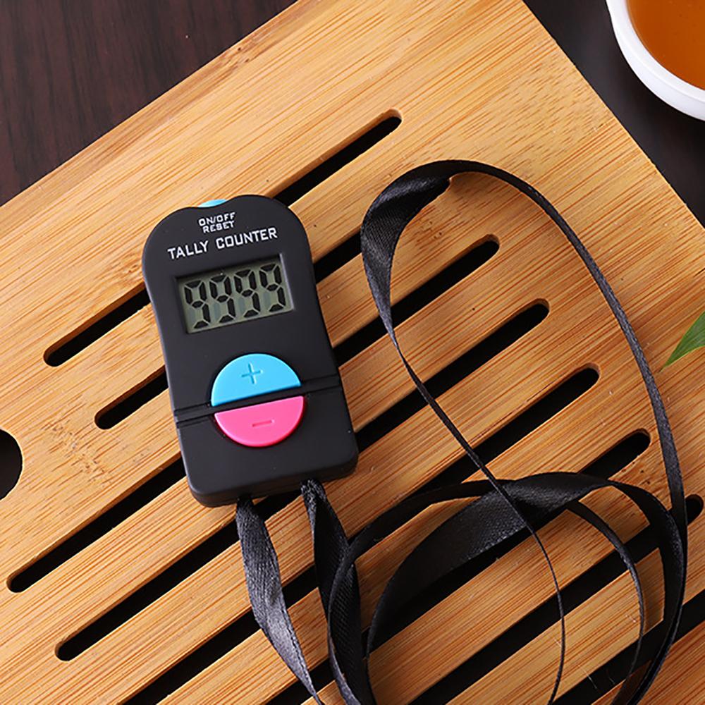 2 шт. 4-разрядный цифровой счетчик вверх и вниз, электронный ручной кликер с кнопкой