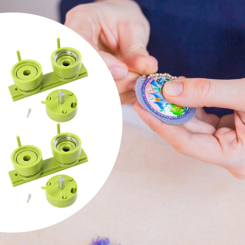 Convenient Button Maker Mould ABS Plastic Badge Press Die Kit for Hobby Craft and DIY Projects