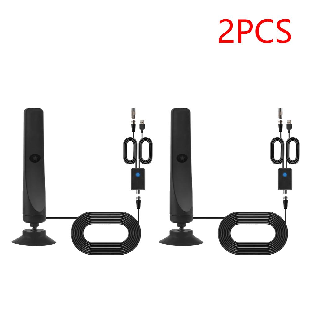 Цифровая телевизионная антенна с усилителем сигнала, портативная антенна с дальностью действия 50 миль, антенна с высоким коэффициентом усиления 25 дБи Plug Play для цифрового смарт-телевизора