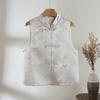 2025 новый жаккардовый жилет на пуговицах женский вышитый модный жилет топ на раннюю весну