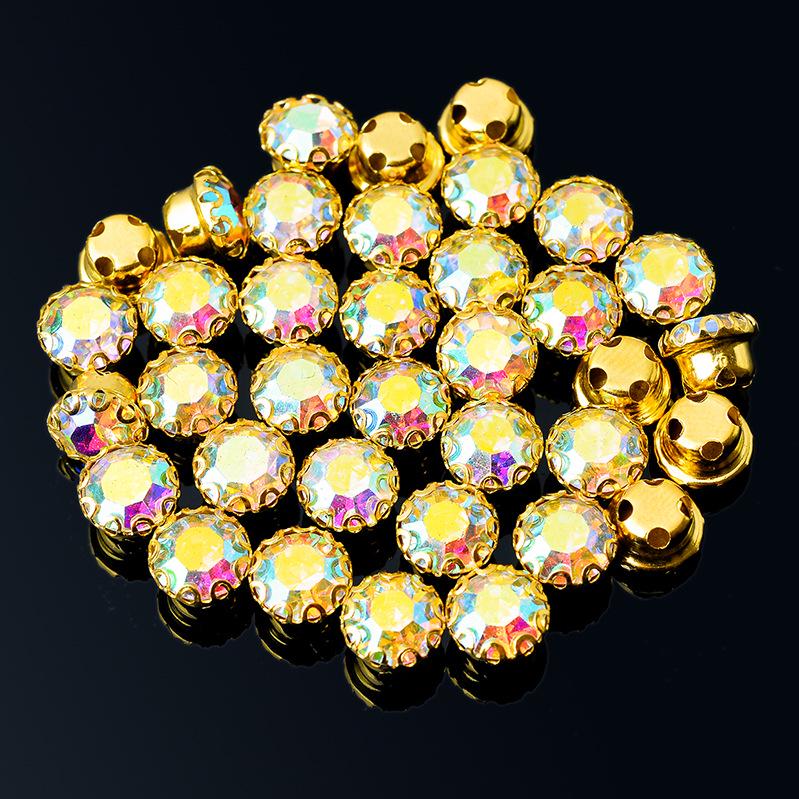 «Красочные хрустальные стеклянные коготь бриллиантовое кружево свадебное платье ювелирные аксессуары своими руками»