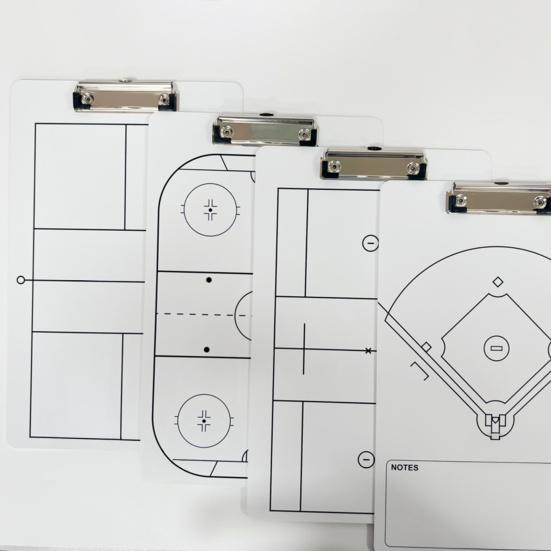 Доска для записей тренеров, доска для сухого стирания, двусторонняя белая доска для хоккея