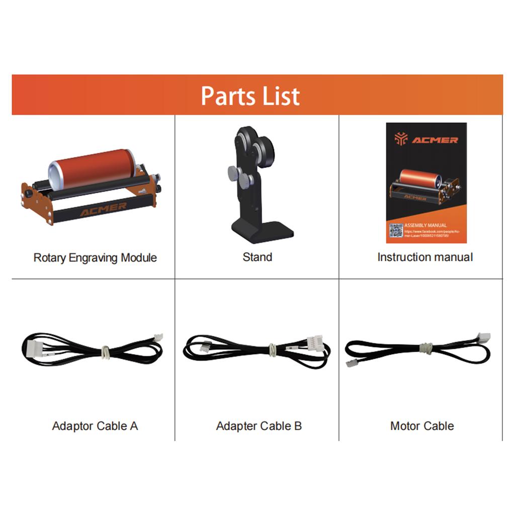 Roller Y Roller 360 degrees Rotating for 4-138mm Different Engraving Diameter 4 Gears Adjustments for Engraving Cylind