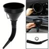 Multi Functional Flexible Automotive Fuel Funnel with Wide Bandwidth and Handle for Easy Oil Change and Leakage Prevention