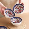 2/4/6 предметов японской керамики миски для хлопьев 4.5 дюйма десерт салат закусочная миска кухонная лапша набор столовых приборов безопасен для микроволновой печи подарочная коробка
