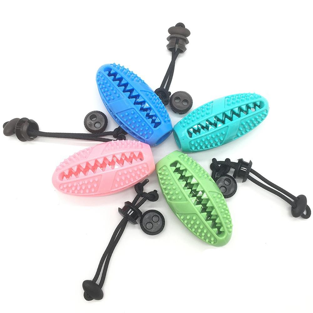 Интерактивная игрушка для домашних животных TPR, мяч-дозатор для жевательной еды для собак, зубная щетка для чистки моляров домашних животных, игрушка-зубная щетка для ухода за зубами щенков