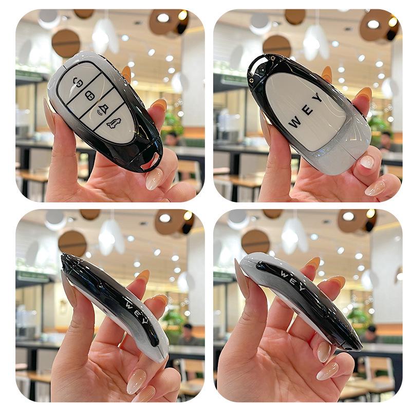 2025 Кейс для ключей Wey Blue Mountain для Gaoshan 8/9, Mocha Hi4, Latte Металлический корпус.