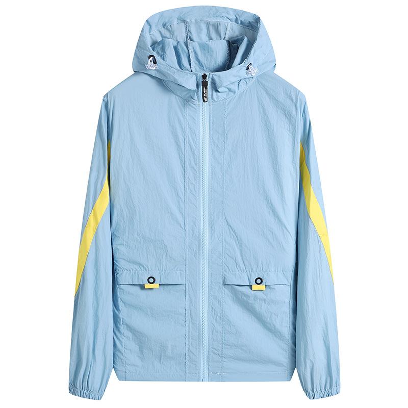 Солнцезащитная одежда мужская летняя повседневная уличная одежда для пар с капюшоном солнцезащитная одежда куртка тонкая секция